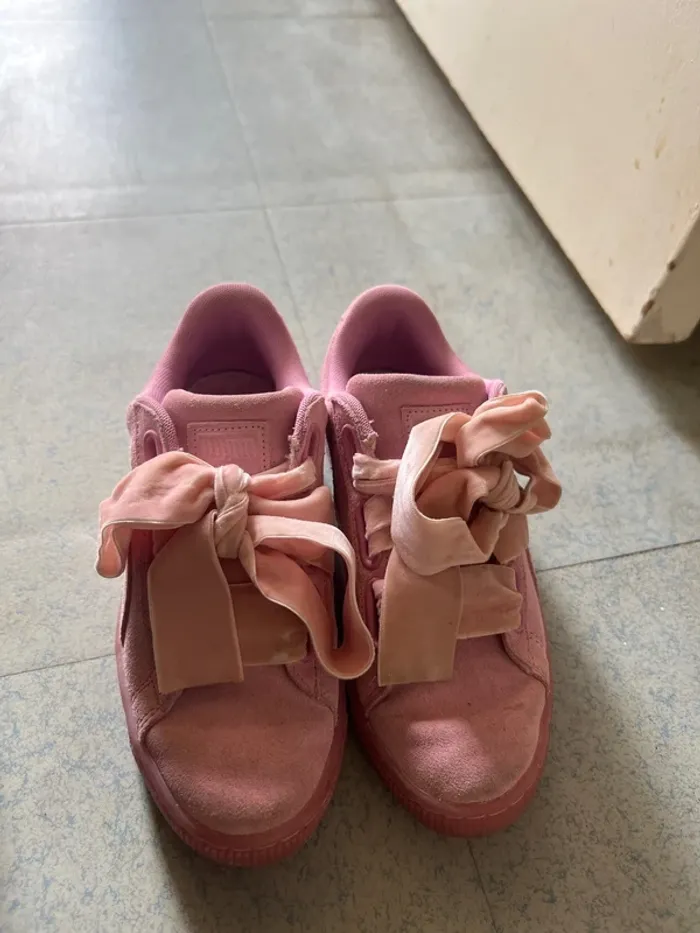 Basket puma rose - photo numéro 3
