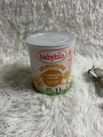 babybio cereales immunité