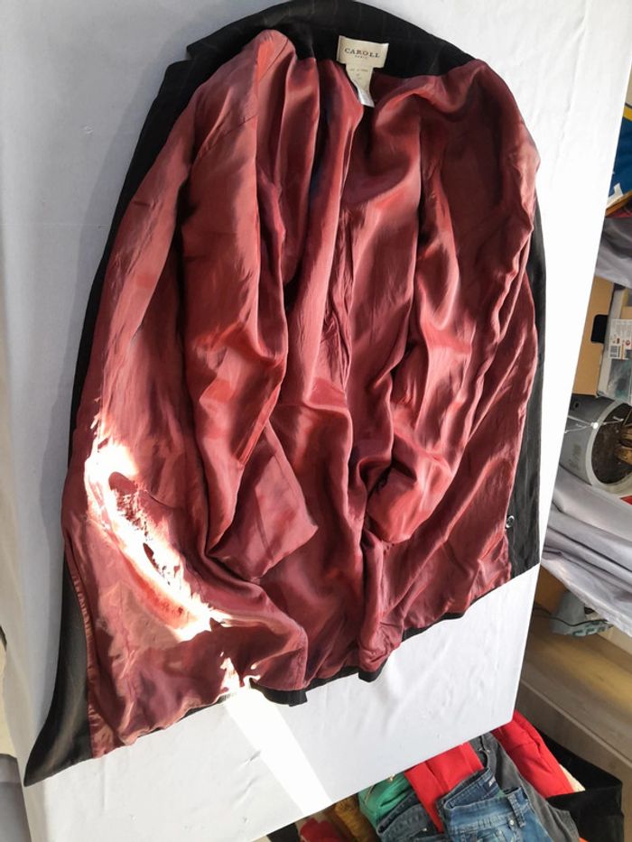 Très belle veste longue caroll vintage taille 40 / 42 - photo numéro 5
