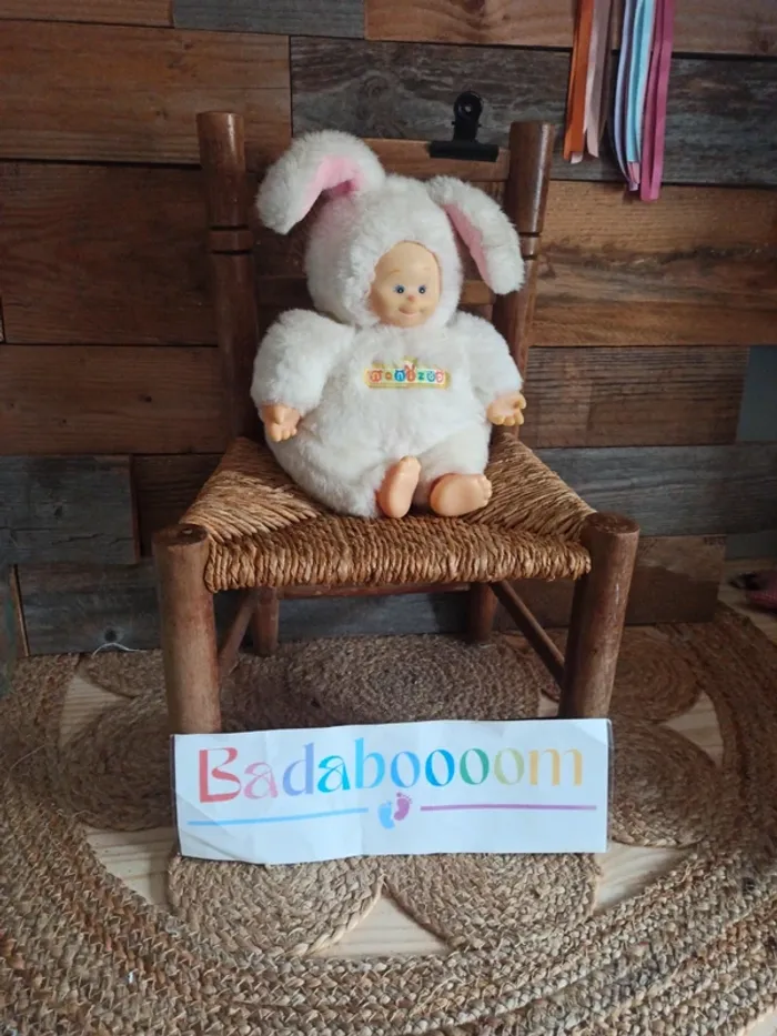 Peluche lapin nanizoo berchet tbe