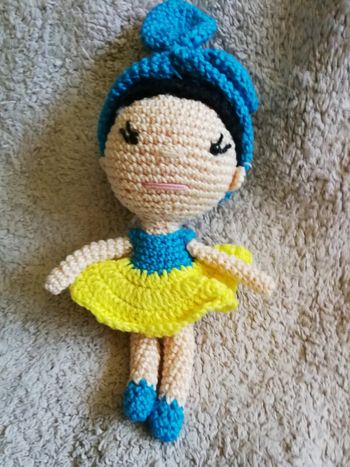 Poupée ballerine danseuse fait main