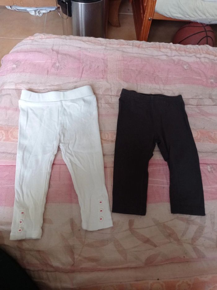 Lot de legging long et court 12 mois