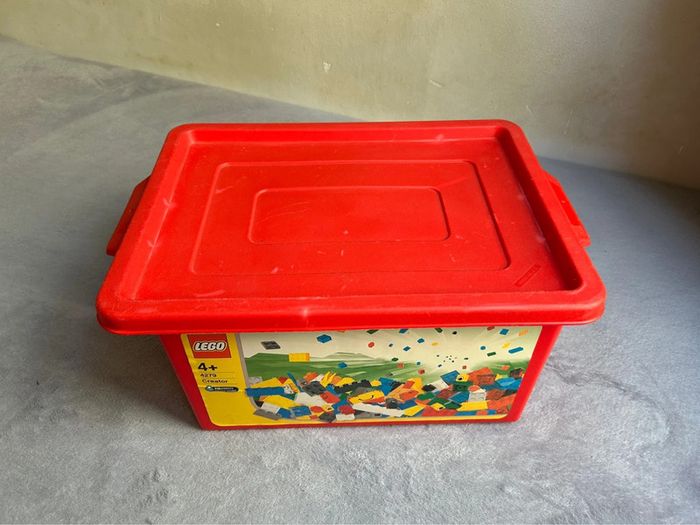 Caisse vide lego 4279 couleur rouge - photo numéro 2