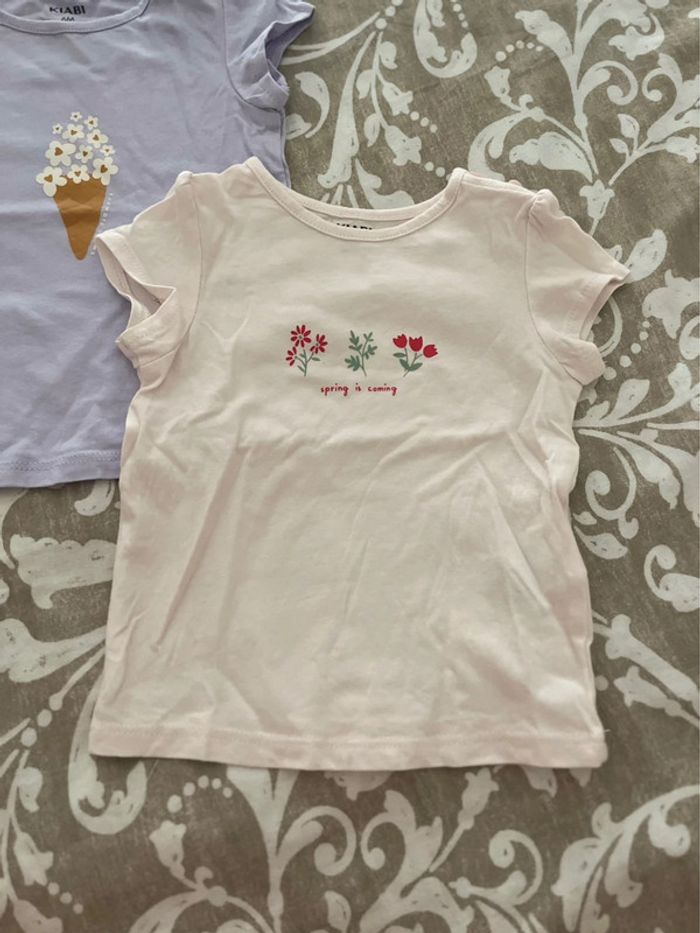 Lot teeshirt 6 mois - photo numéro 2