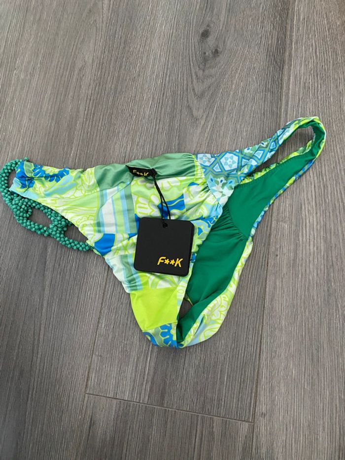Bas de maillot neuf F**k taille L - photo numéro 5