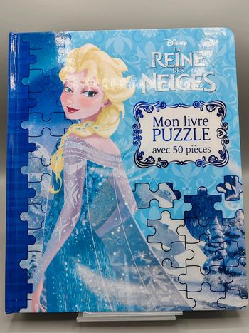Livre puzzle reine des neiges