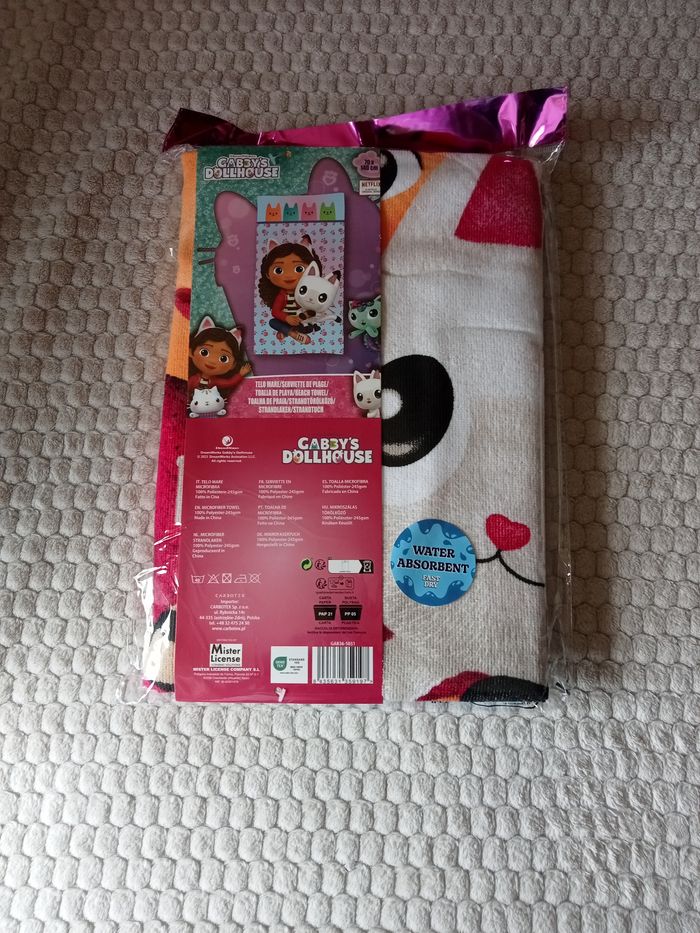 Serviette de plage gabby chat - photo numéro 2