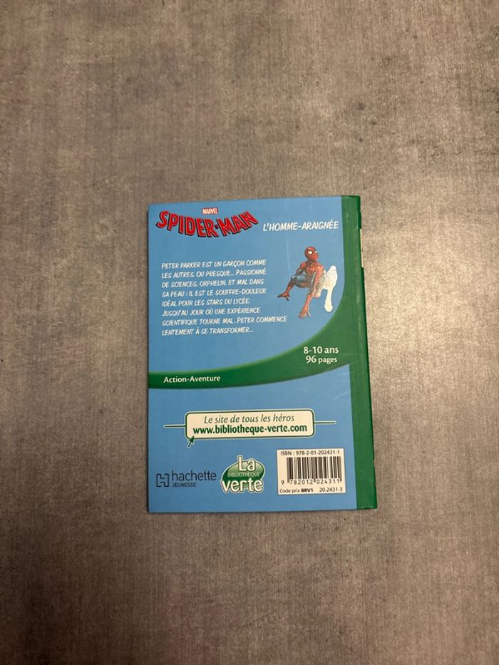 Livre la bibliothèque, verte, Marvel, Spiderman,l homme araignee - photo numéro 2