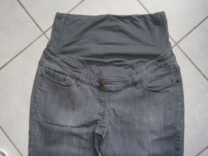 Jeans de maternité gris VERT BAUDET Taille 38 - photo numéro 3