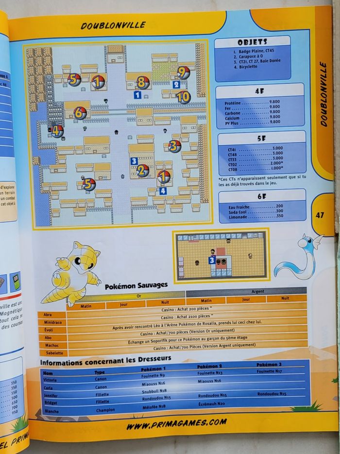 Guide Officiel Pokémon Version Or et Argent Prima 🇫🇷 - photo numéro 6