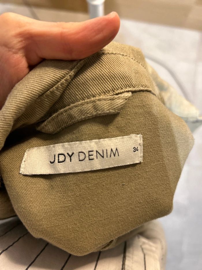 JDY denim veste boutons pression taille 34 parfait état - photo numéro 5