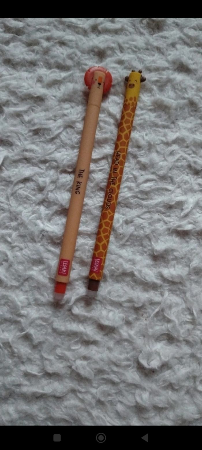 Legami stylo lion et girafe - photo numéro 4