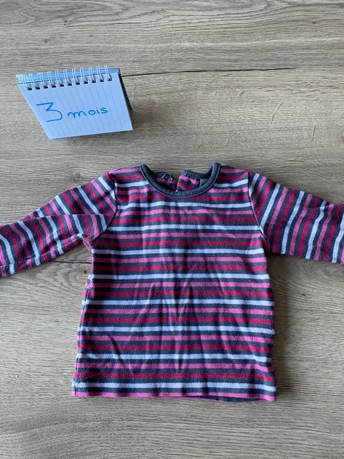T-shirt manches longues - 3 mois