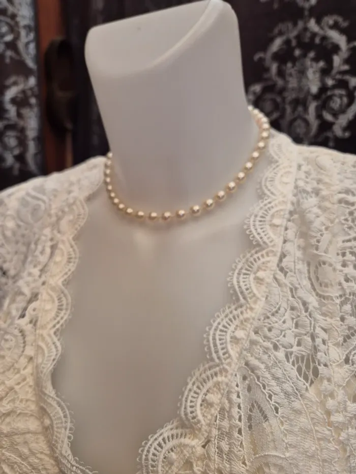 💎 Collier perles ras de cou 💎 - photo numéro 2