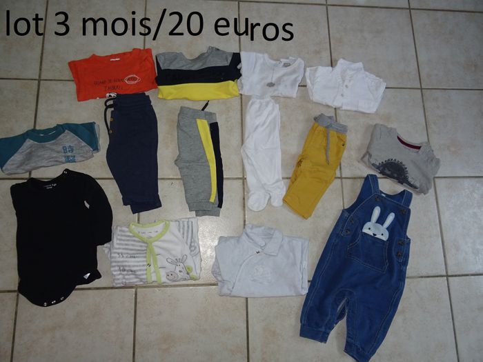 lot 3 mois hiver garçon