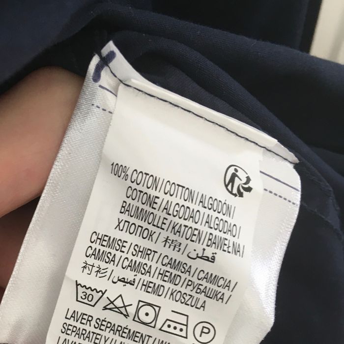 Chemise manches longues unie - photo numéro 3