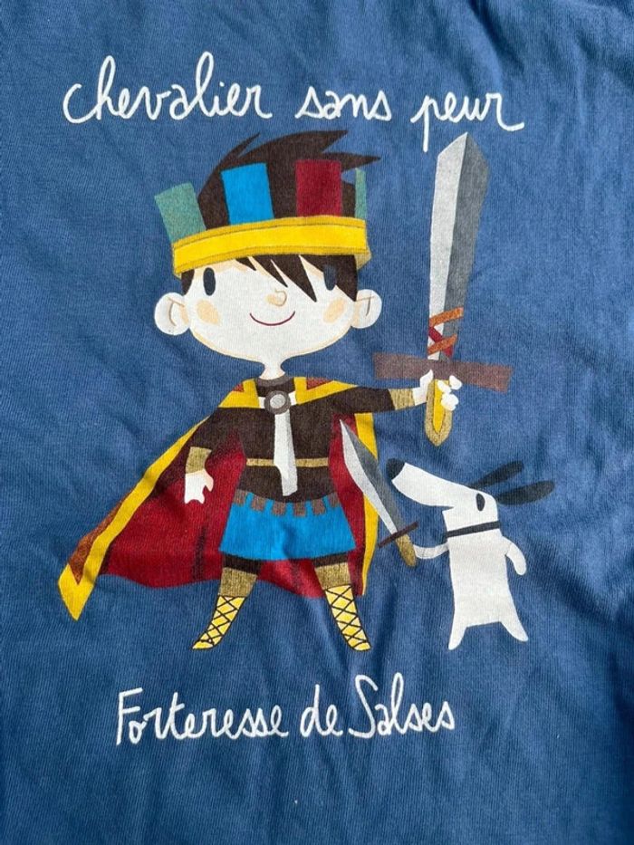 T shirt chevalier taille 6 ans - photo numéro 3