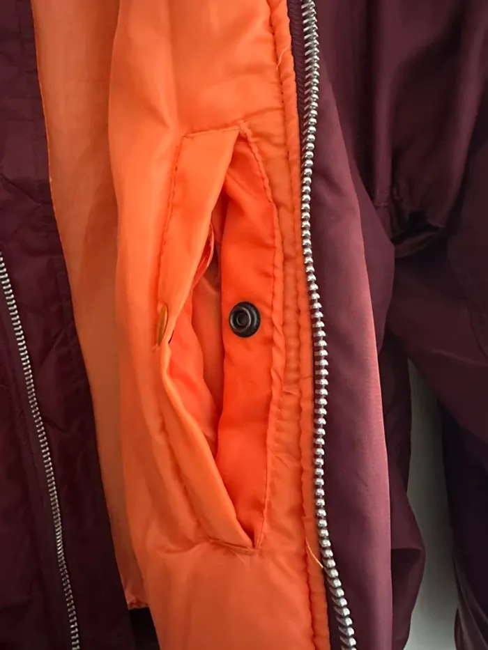 Veste bomber Brandit XL homme – Bordeaux Idéal hiver - photo numéro 8