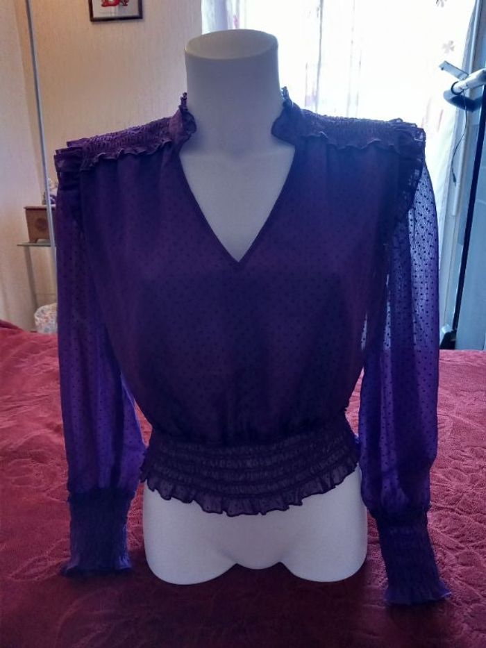 Blouse violette 💜