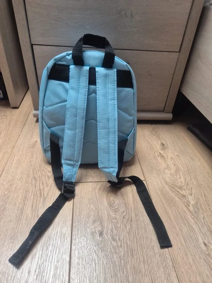 Sac à dos enfant (maternelle) bleu clair motif panda "Lucas " neuf - photo numéro 3