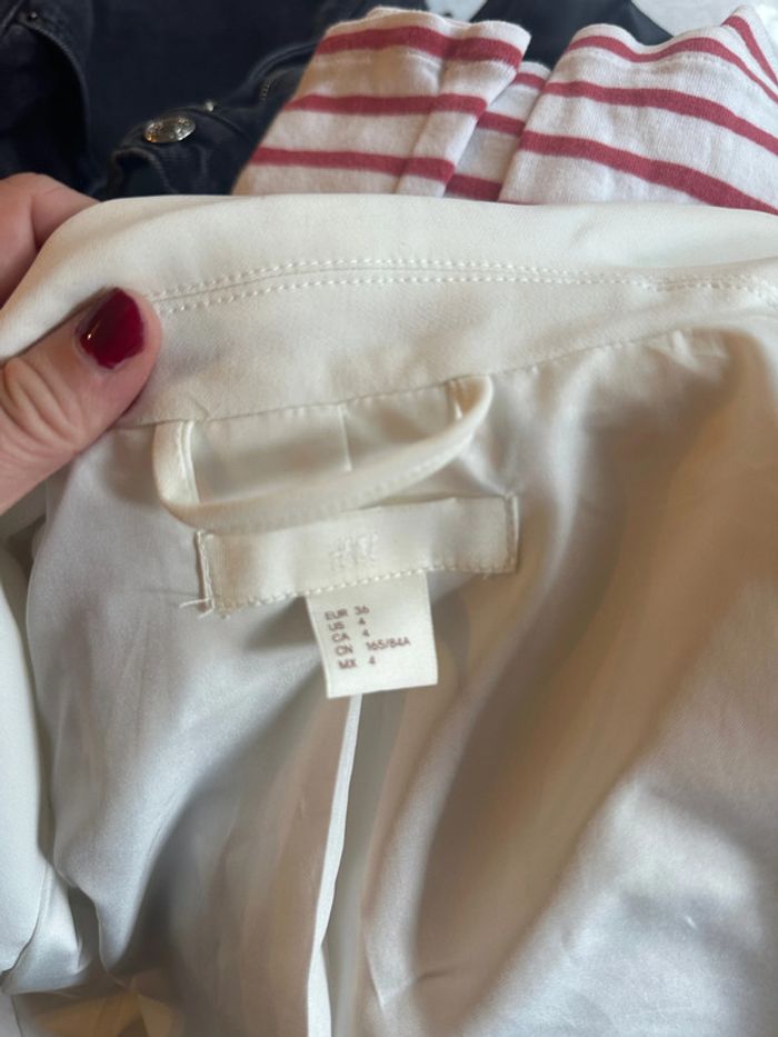 Blazer blanc - H&M - photo numéro 3