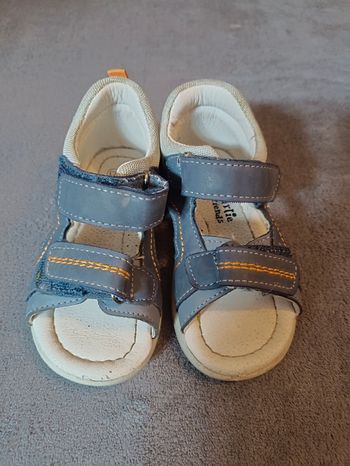 Sandales garçon bleu