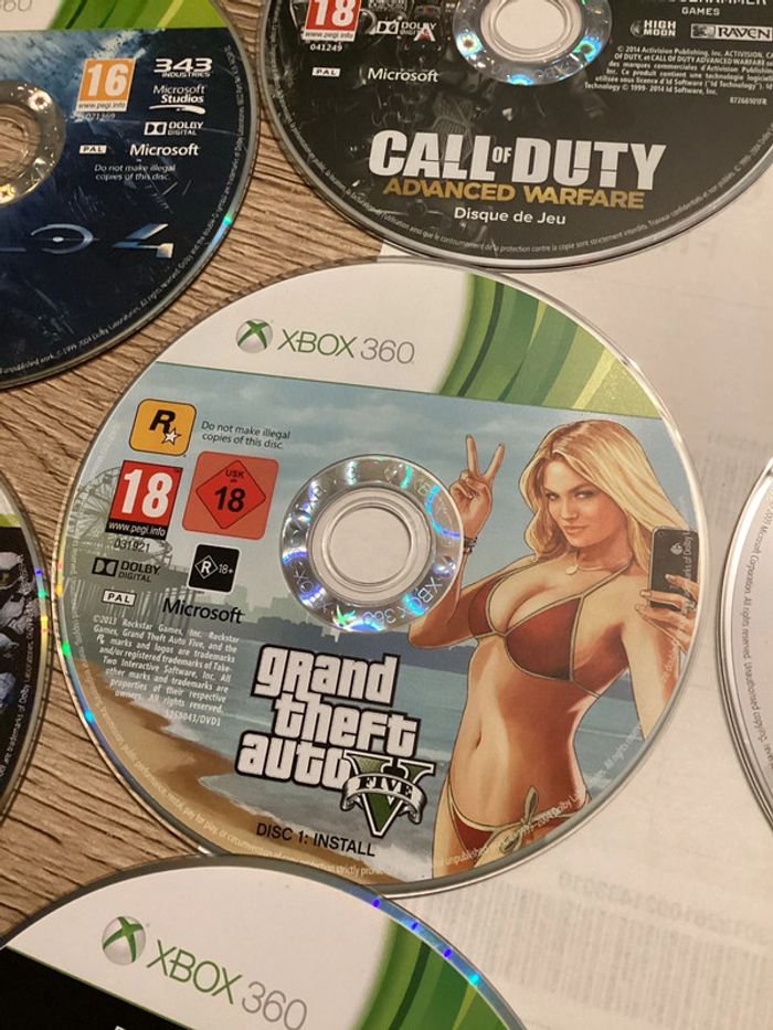 lot de 15 CD jeux ou cd installation Xbox 360 Microsoft à compléter marche parfaitement - photo numéro 8