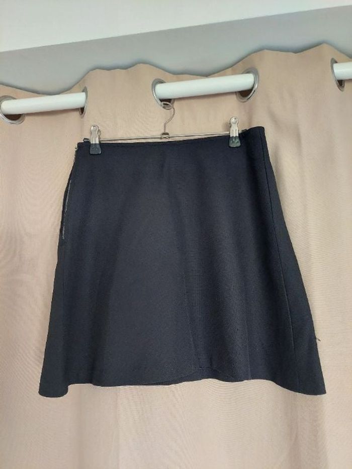 Jupe trapèze courte noire taille S / 36