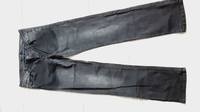 Vêtement femme pantalon type jean noir Bonobo regular fit taille 40