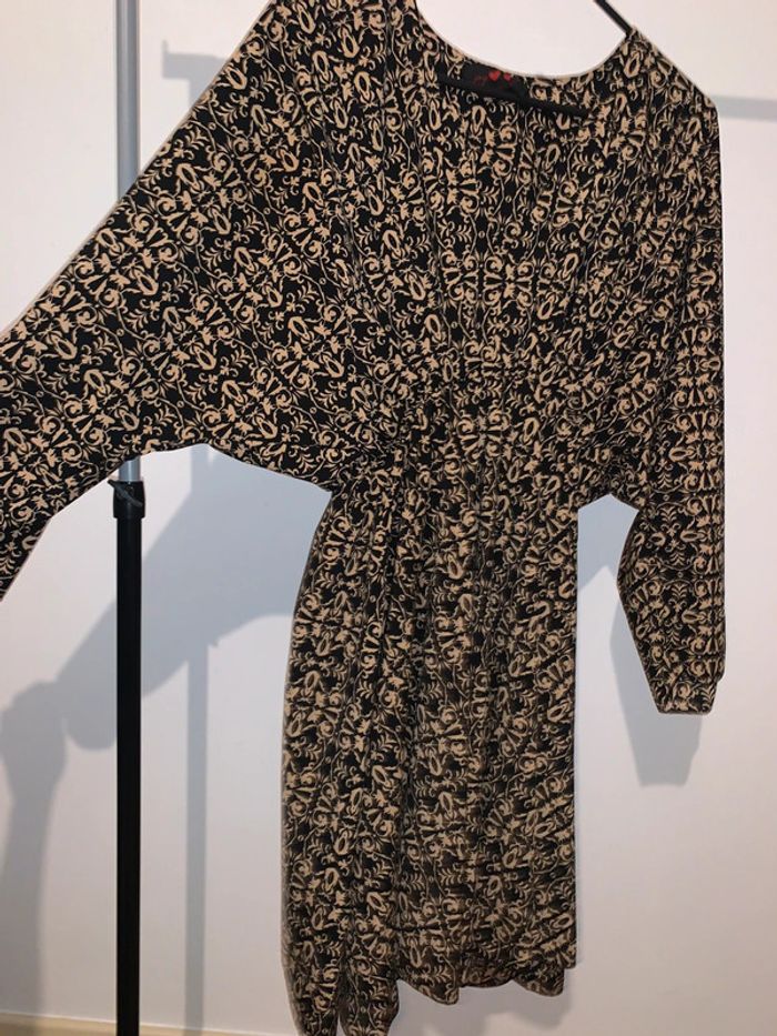Robe mi longue cache coeur