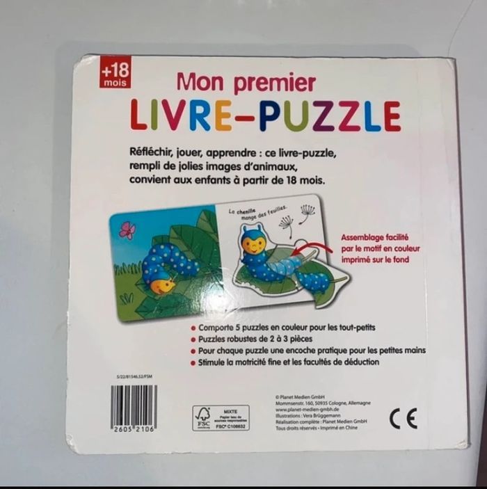 Livre carton puzzle - photo numéro 6
