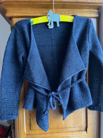 Gilet à nouer bleu marine