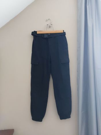 Pantalon cargo avec ceinture blooshop