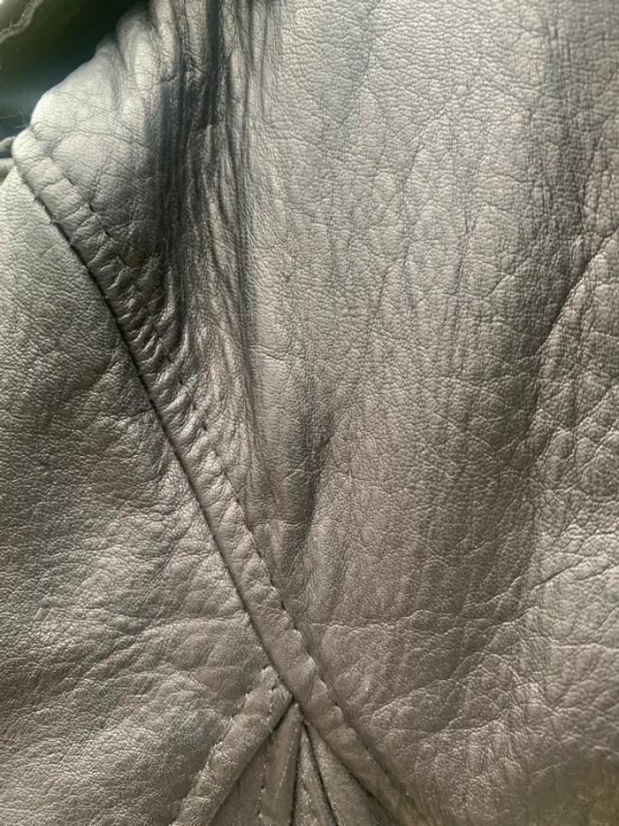 Blouson cuir Todzi vintage taille 0 doublure intérieur made in France 🇫🇷 - photo numéro 12