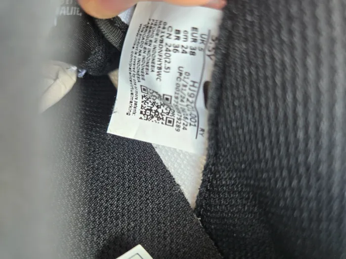 Nike air force 1 blanc noir taille 38 neuves - photo numéro 8