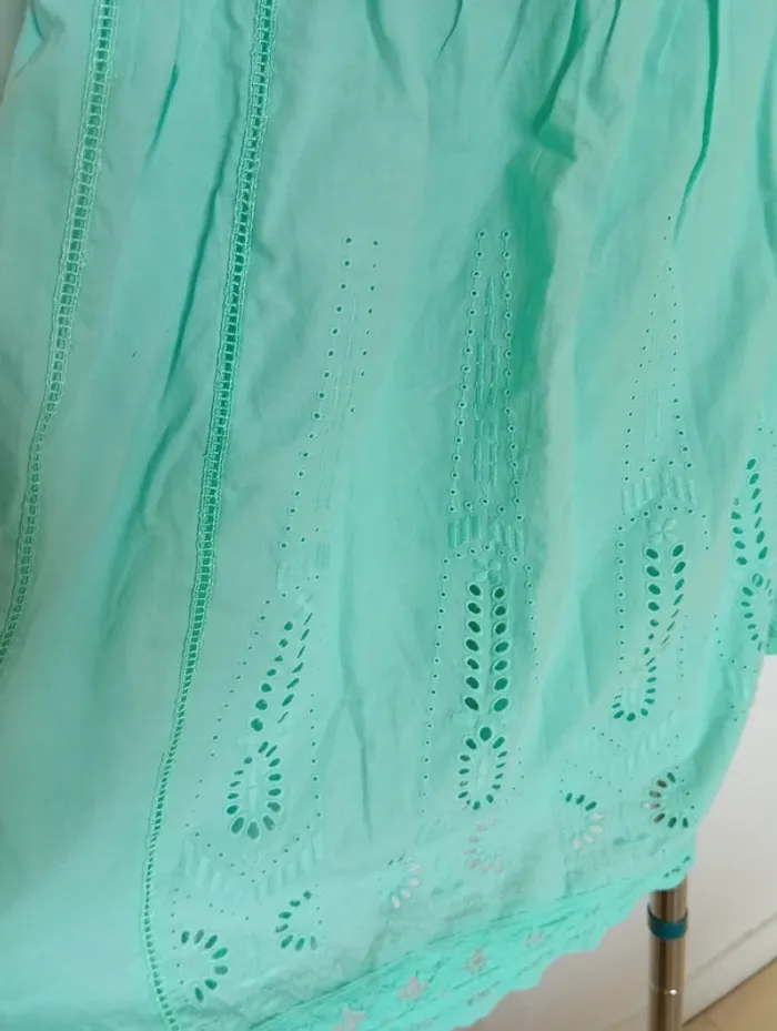 Robe femme été broderie anglaise avec doublure - photo numéro 19