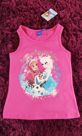 débardeur rose dos nageur la reine des neiges disney