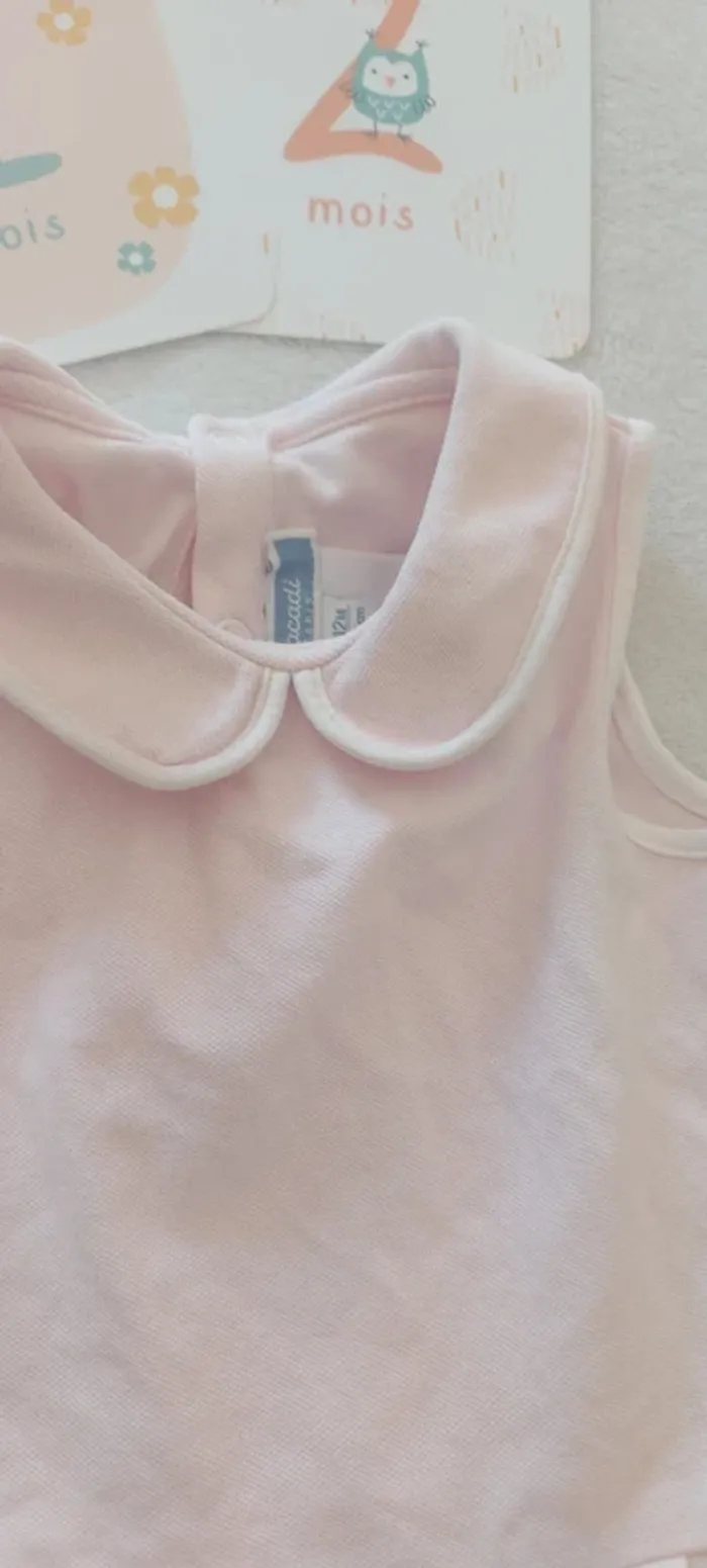 Robe jacadi été bébé fille 12 mois - photo numéro 2