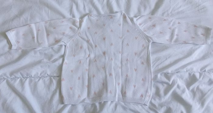 Gilet blanc 6 mois - photo numéro 1