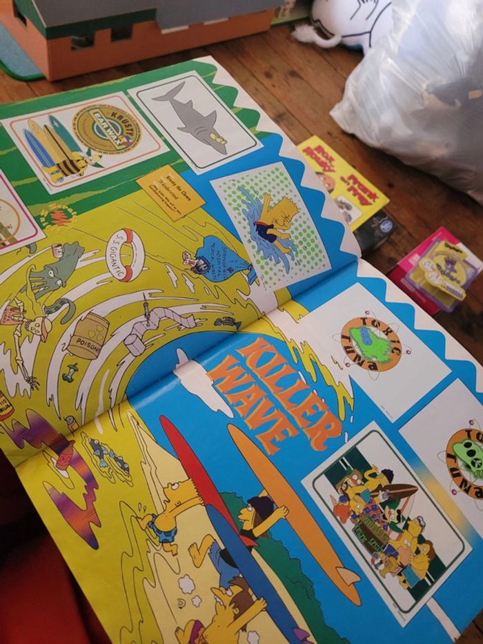 RARE Grand Album Panini Simpsons collection collector 1999 neerlandais - photo numéro 8