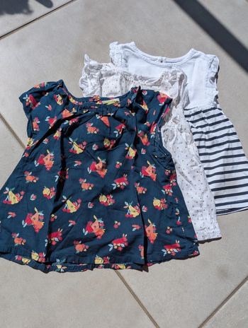 Lot de t-shirts/chemises sans manches