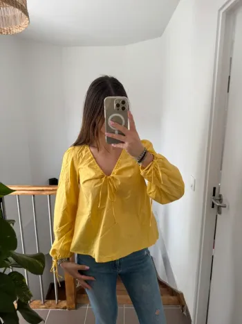 Blouse jaune fashion union