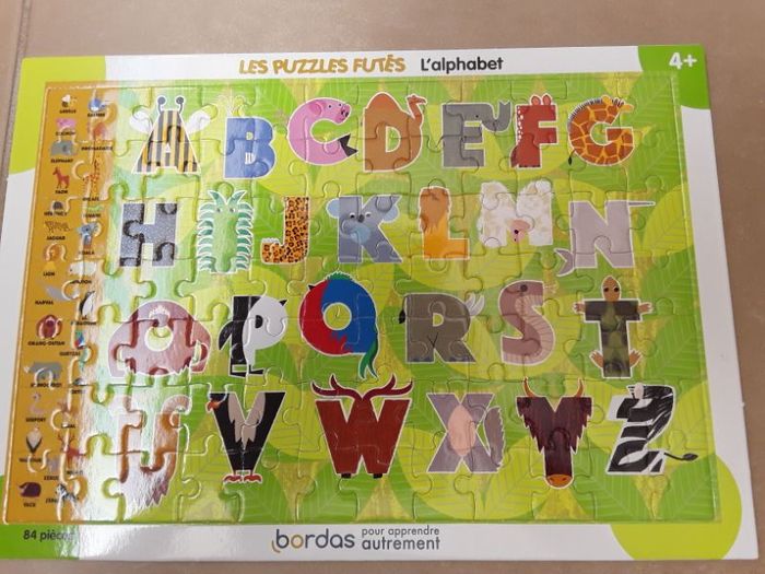 Puzzle ALPHABET à partir de 4 ans BORDAS NEUF