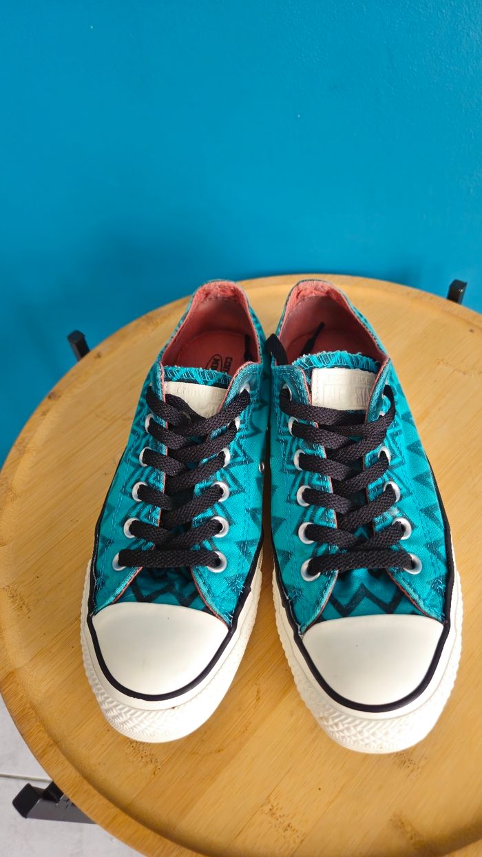 Converse bleu basse taille 38 - photo numéro 2