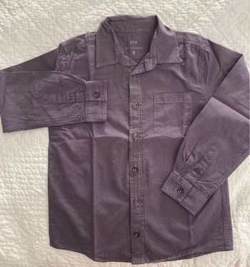 Chemise micro vichy Violet 8 ans CFK Monoprix
