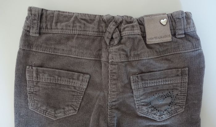 Pantalon velours fille 4 ans - photo numéro 4