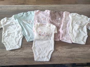 Lot 7 bodys 1 mois