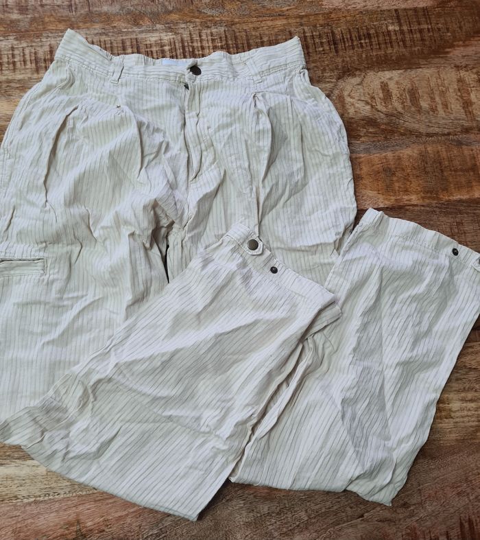 Pantalon baggy parachute Bershka taille 38 M - photo numéro 1