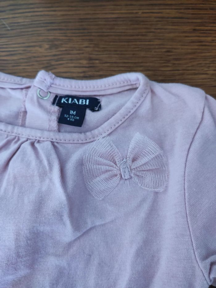 T-shirt manches longues 1 mois - photo numéro 2