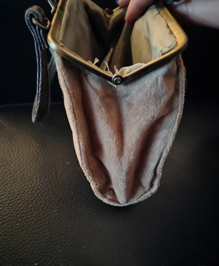 sac en velours vintage - photo numéro 5